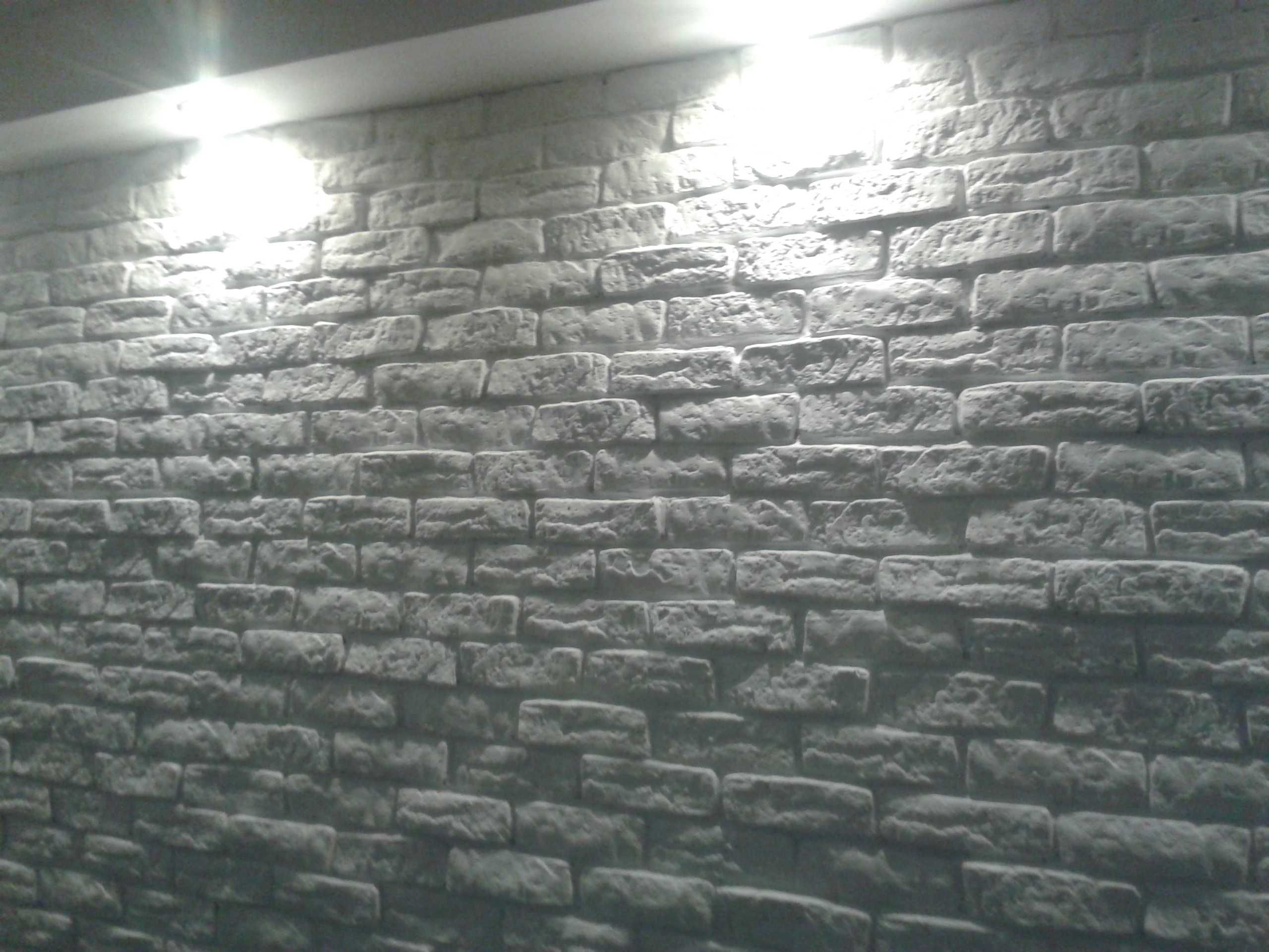 materiały budowlane płytki gipsowe imitacja cegły biała cegła