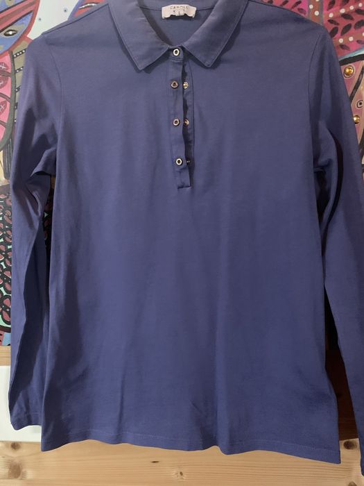 Camisola tipo polo de senhora . Marca Caroll