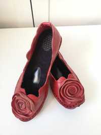 bio Rui czerwone buty ze skóry r. 37/38 (245)