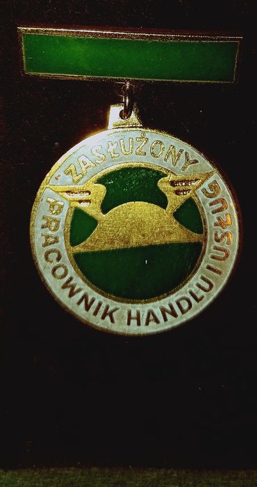 Odznaka zasłużony pracownik handlu i usług