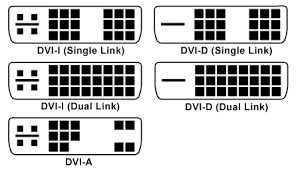 Переходник с DVI на VGA (в наличии DVI-I и DVI-A)