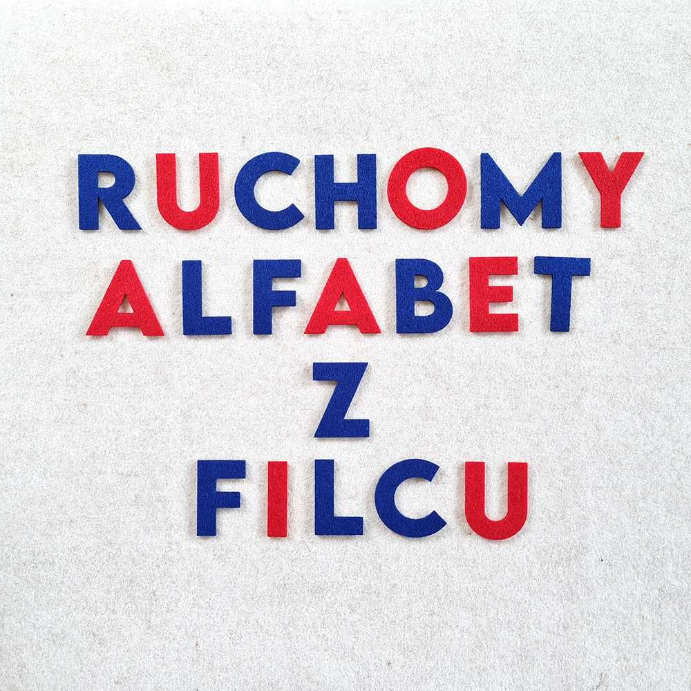 105 sztuk gruby alfabet drukowany, ruchomy alfabet, filcowe litery