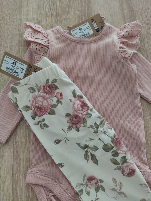 Body i legginsy Newbie nowe 62/68 rozmiar