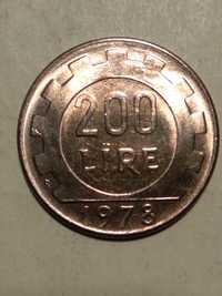 Moedas de 200 Liras 1978/79/80