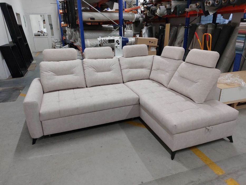 Nowoczesny narożnik z funkcją spania