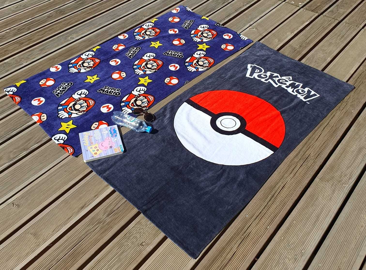 Pokemon ręcznik Pokeball oryginał plażowy dla dzieci 70x140 cm prezent