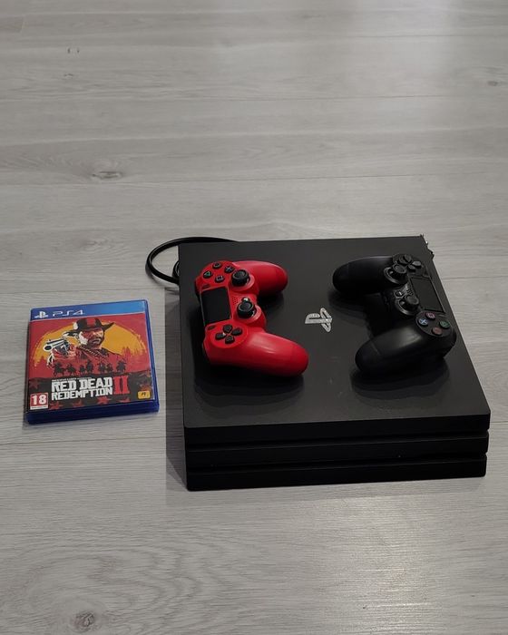 Konsola PS4 Pro 1TB | Zestaw 2 Pady | Red Dead Redemption 2