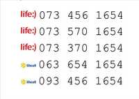 Телефонні номери GSM операторів "1654"