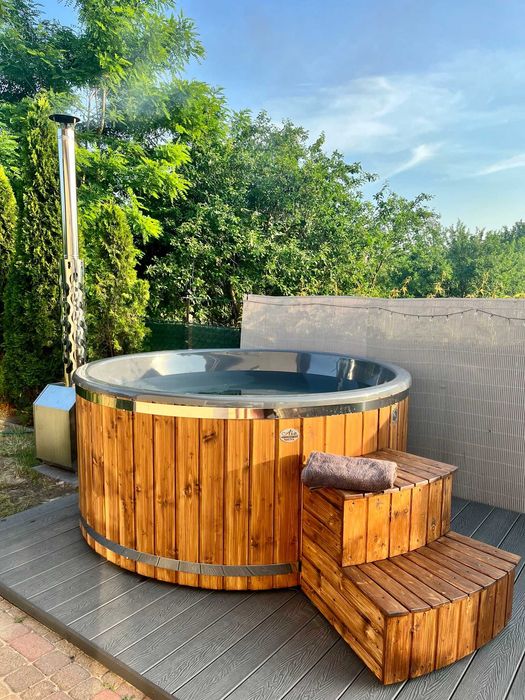 Gorąca Beczka Balia Jacuzzi z hydromasażem KOMPLETNA