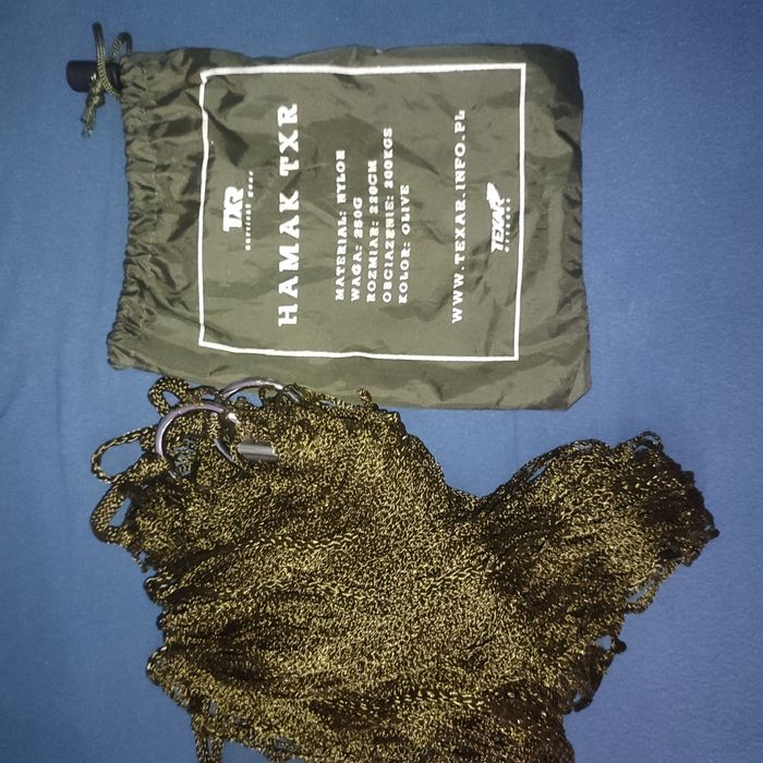 hamak texar 200kg nylon olive txr bushcraft survival