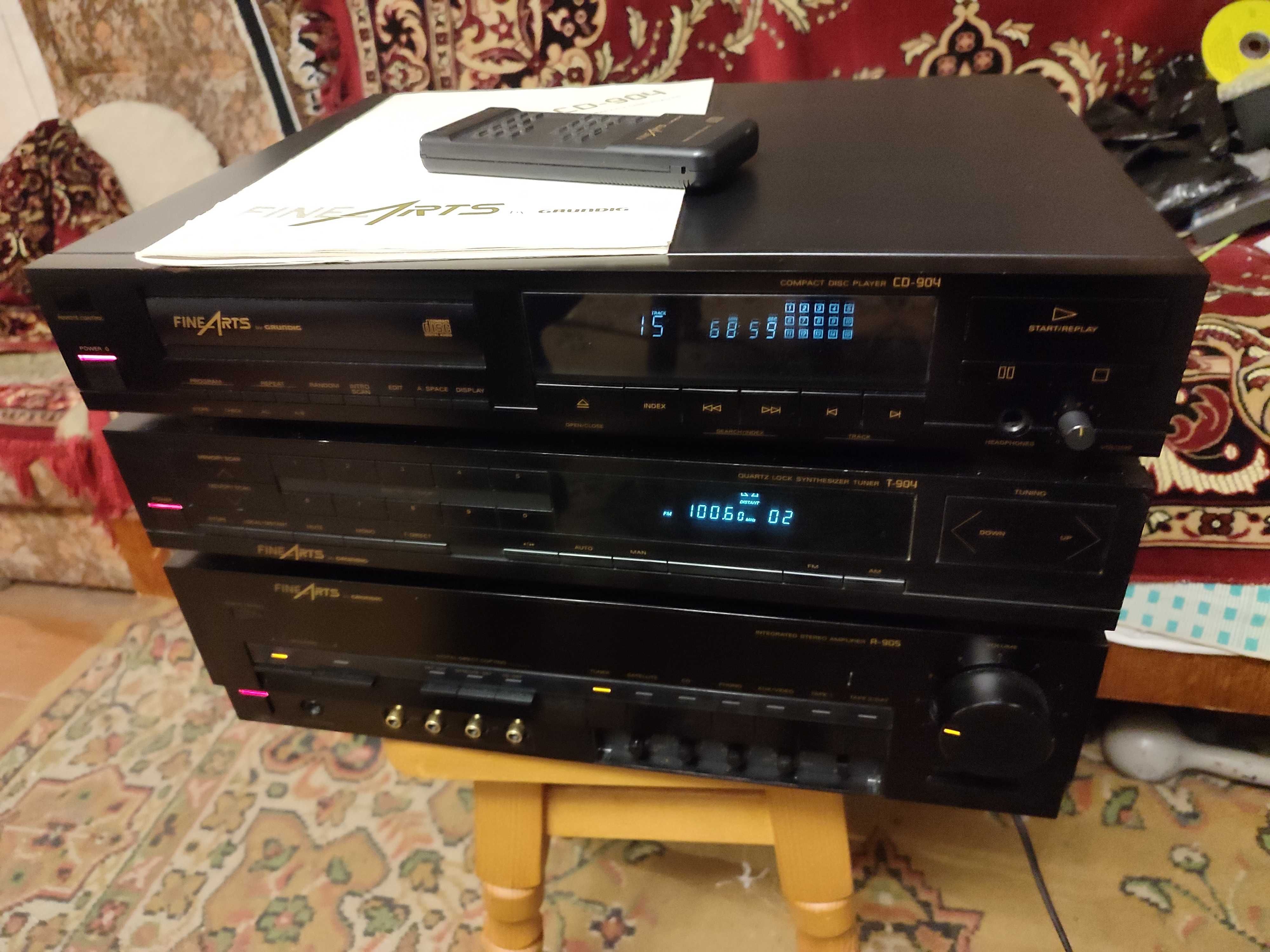 Топовый комплет GRUNDIG
.Тюнер T-904. Усилитель A-904
