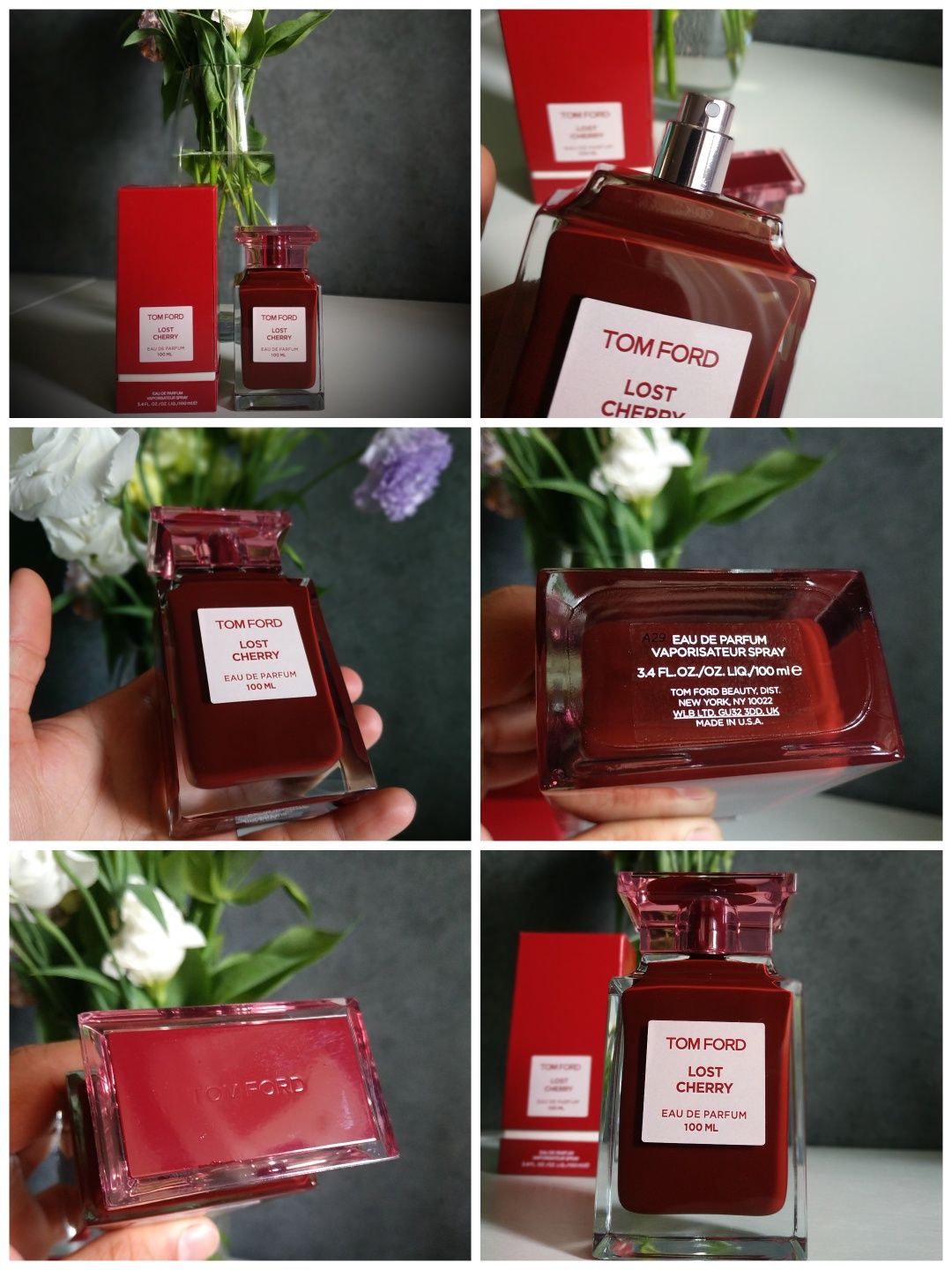 ‼️Tom Ford Fleur de Portofino Lost Cherry Rose Prick Tobacco Vanille