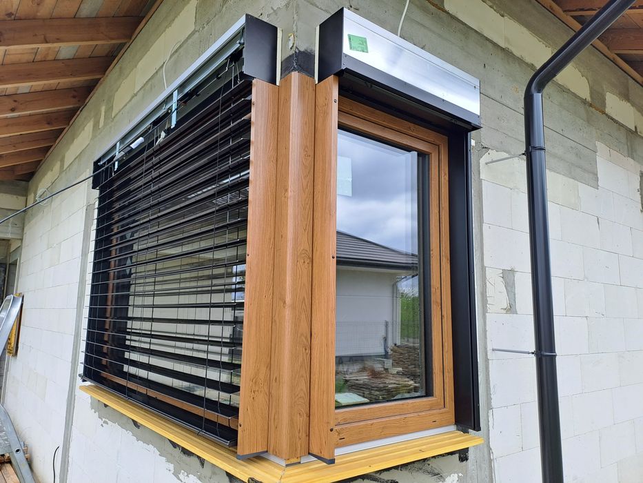 Żaluzje fasadowe z90 c80 pergola aluminiowa