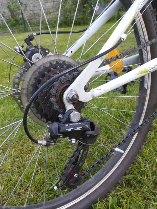 Rower dziecięcy, górski, MTB, amortyzowana rama, 15" FORESTER 24