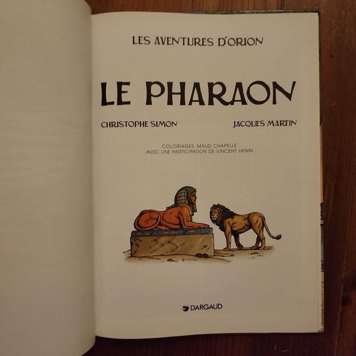 Banda desenhada - "Le pharaon" e "Osiris" - Keos e Orion