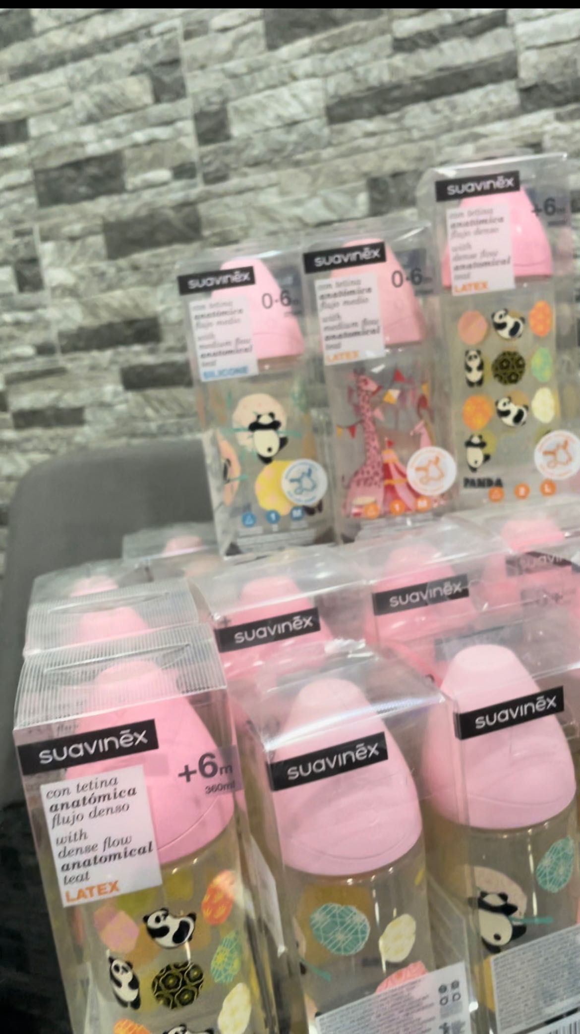 Lote de marca suavinēx com 450 peças