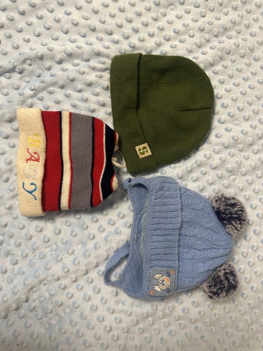 Шапочка для хлопчика 3-6 міс