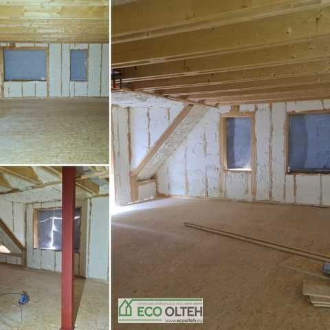 tanie ocieplanie poddaszy, stropów pianą PUR