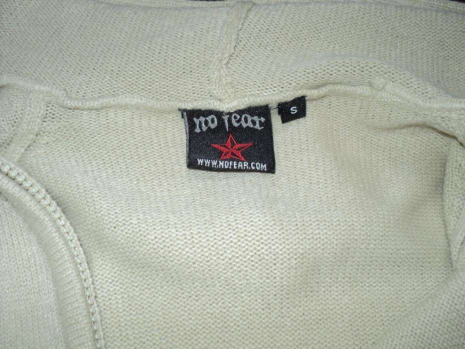No Fear bluza z kapturem full zip rozpinana elegancka S stan bdb męska