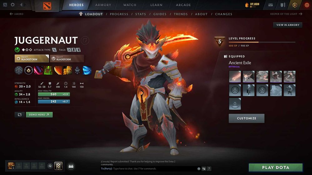 Dota 2 account Дота 2 аккаунт 7420 mmr rank Immortal - Титан