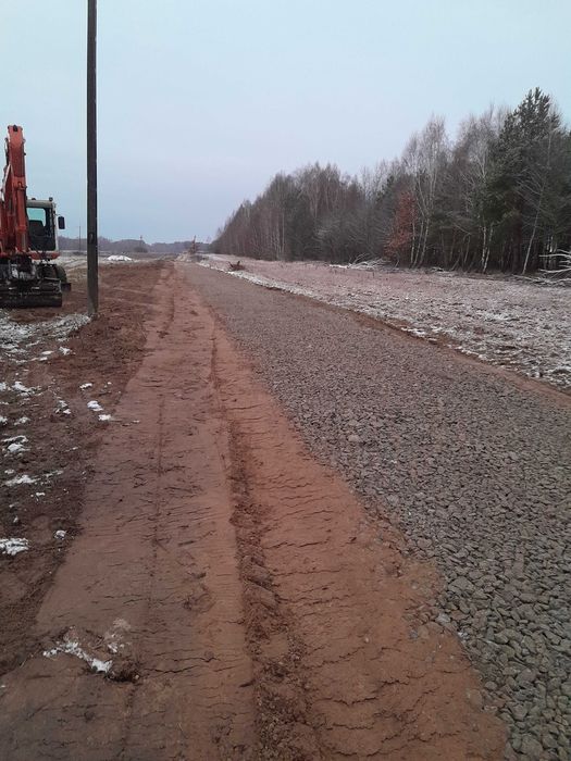 Prace ziemne usługi koparką