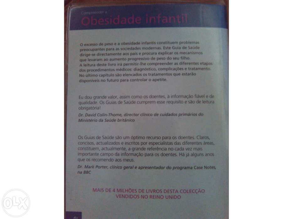 Livro Compreender a Obesidade Infantil