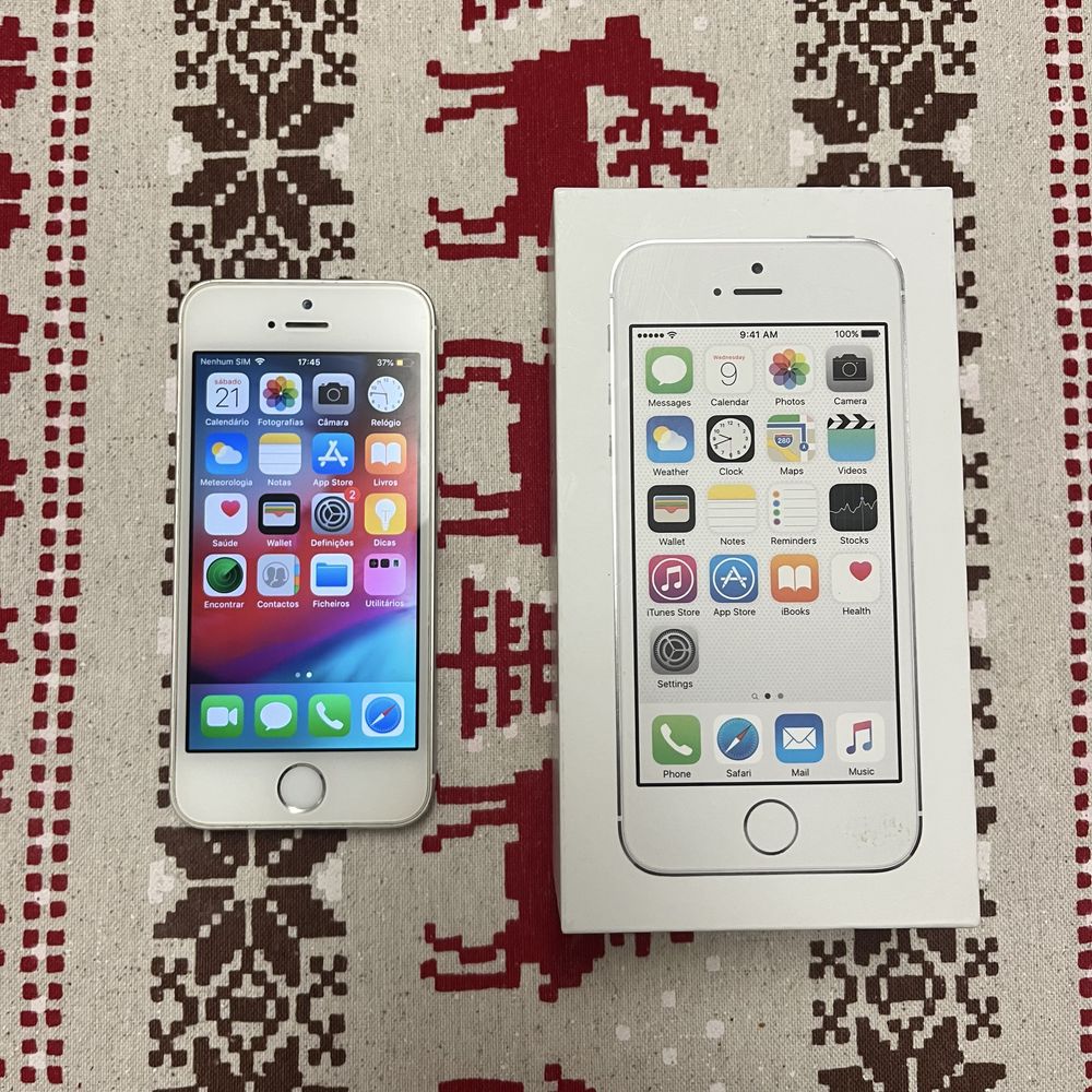 Iphone 5s (16gb) • Branco • iOS 12.5.4