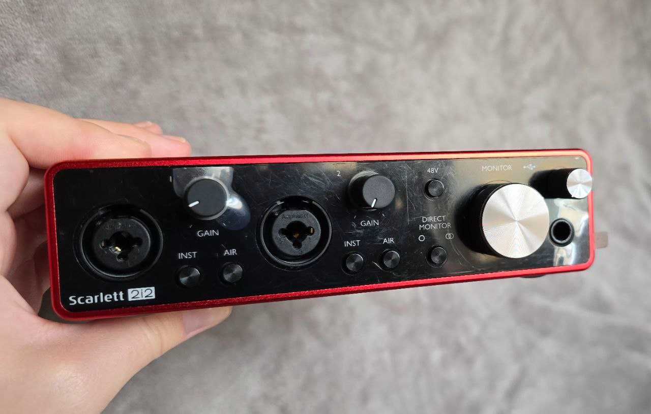 Scarlett 2i2 3th Gen USB аудіокарта