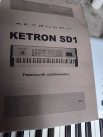 Ketron sd 1 . oraz SD 1 PLUS instrukcja firmowa w języku Polskim..