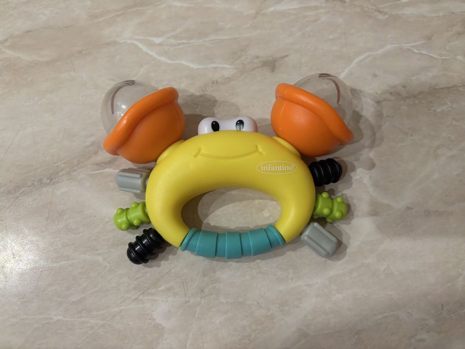 Бряскальце-краб іграшка