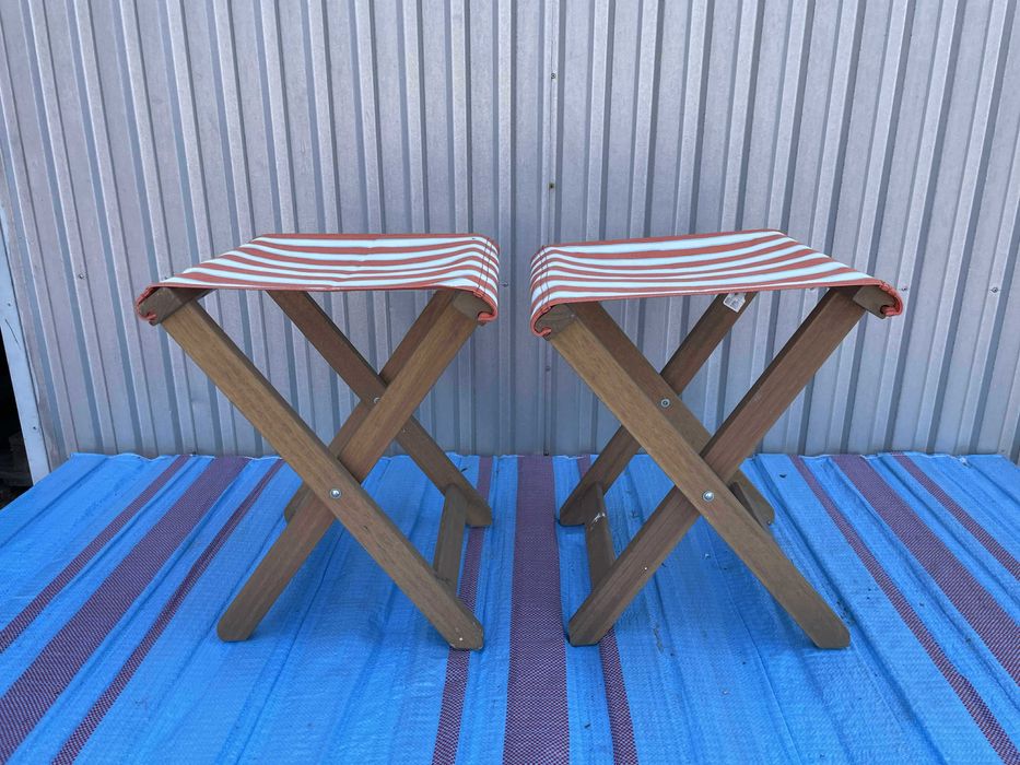 IKEA SOLBLEKT 22722 taboret stołek rozkładany