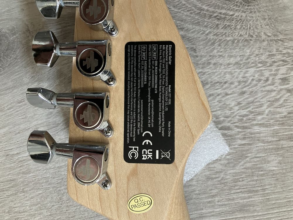 Gitara elektryczna dla osoby leworęcznej, nowa