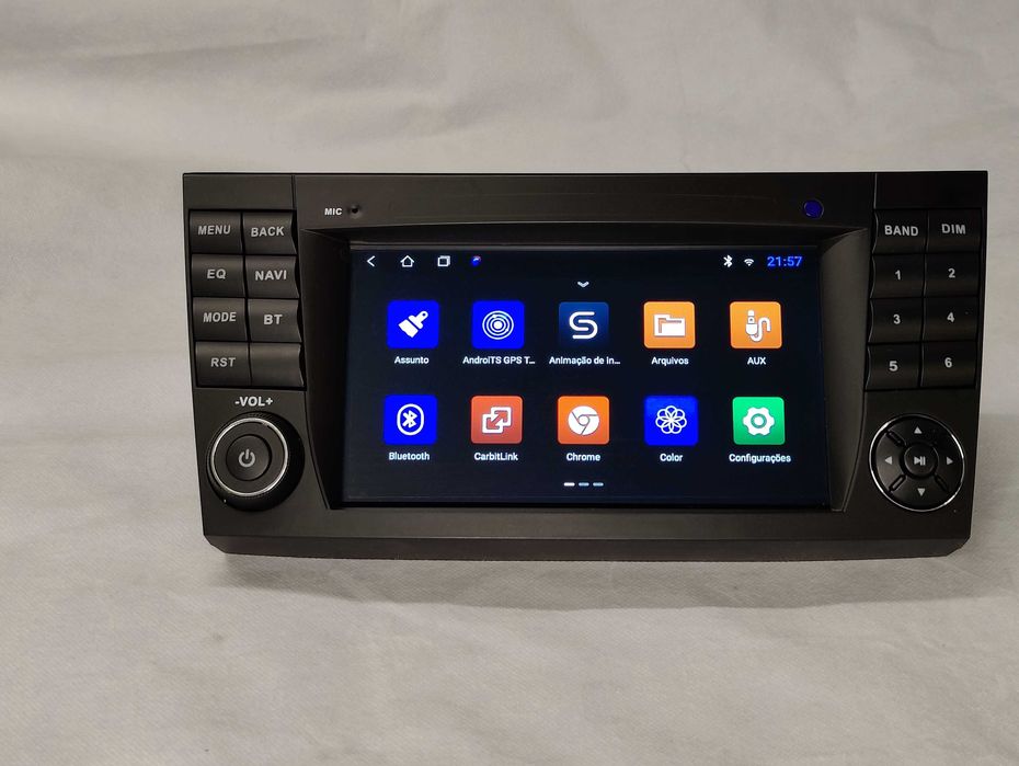 Rádio 2 din Android Mercedes Classe E W211 •GPS-Wifi-Bluetooth +CÂMARA