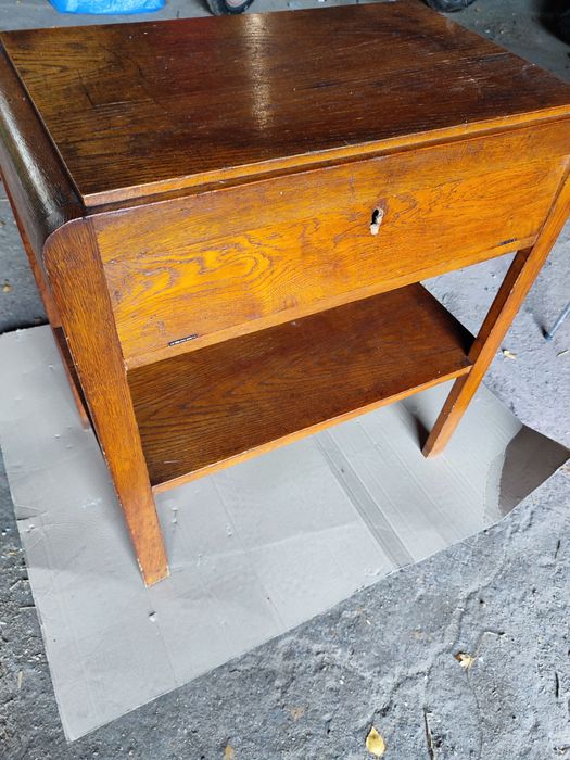 Stary Szafka RTV stolik  PRL