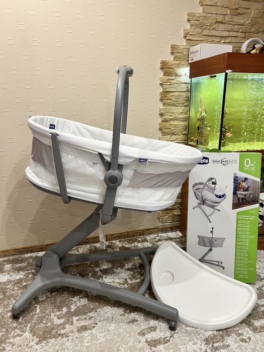 Ліжечко-стільчик baby hug air 4 в 1 chicco