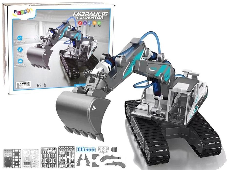 Koparka hydrauliczna 130el pudełko,246x316 mm