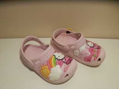 Кроксы hello kitty 8-9 16см