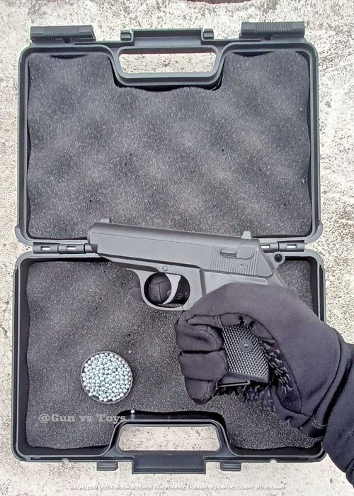 Металевий пістолет ПМ Реалістичний іграшковий макаров на пулях 6мм