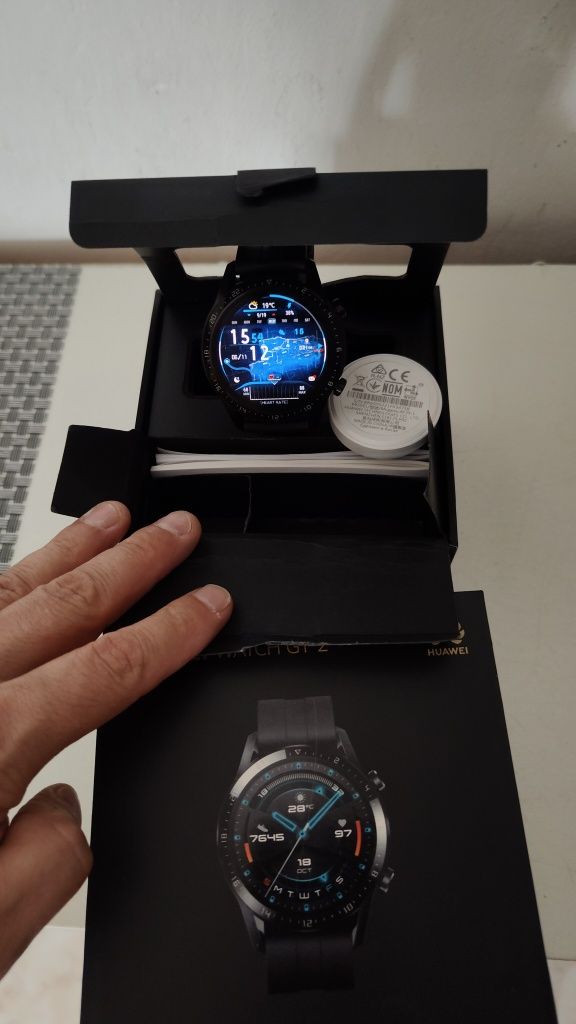 Huawei Watch Gt2 smartwatch zegarek rozmowy głośnik pulsometr.