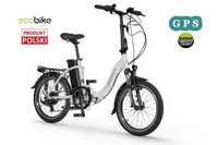 Rower elektryczny Ecobike Even White 15,5" 17,5Ah+GPS+Ubezp.AC w cenie