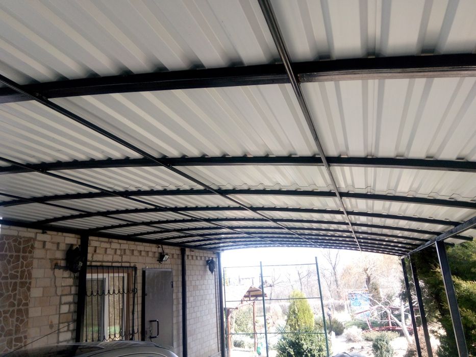 Изготовление и установка забора, навеса, ворот и мне.др.