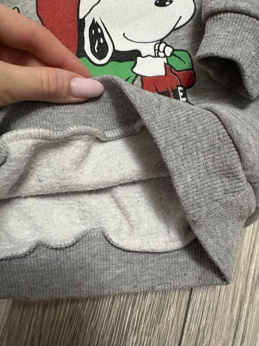 Світшот дитячий новорічний на флісі 1-2 роки