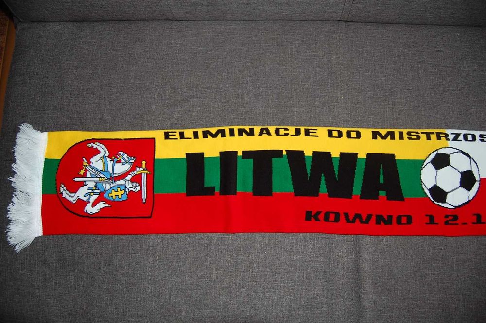 Szalik pamiątkowy Litwa-Polska 12.10.2025 Kowno