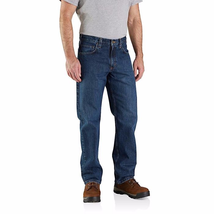 Джинси з фліс-підкладкою 5 кишень Carhartt 104939