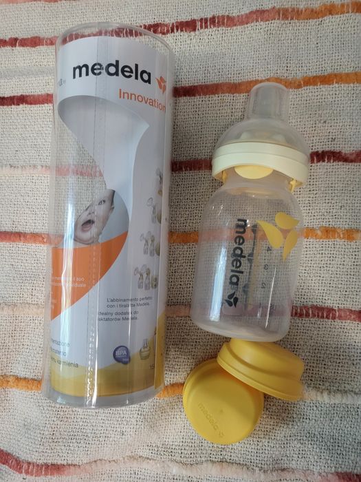 Butelka antykolkowa Medela Calma ze smoczkiem i Lansinoh