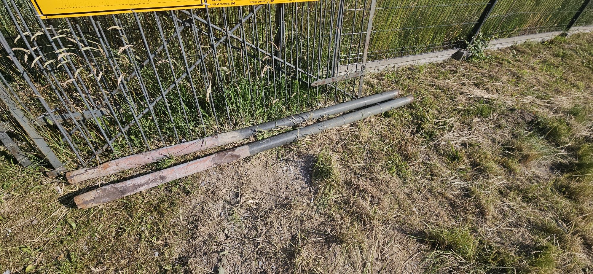 Brama wjazdowa na działkę tymczasowa