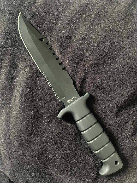 Nóż survivalowy BSH + kabura | Nowy | Outdoor / Bushcraft