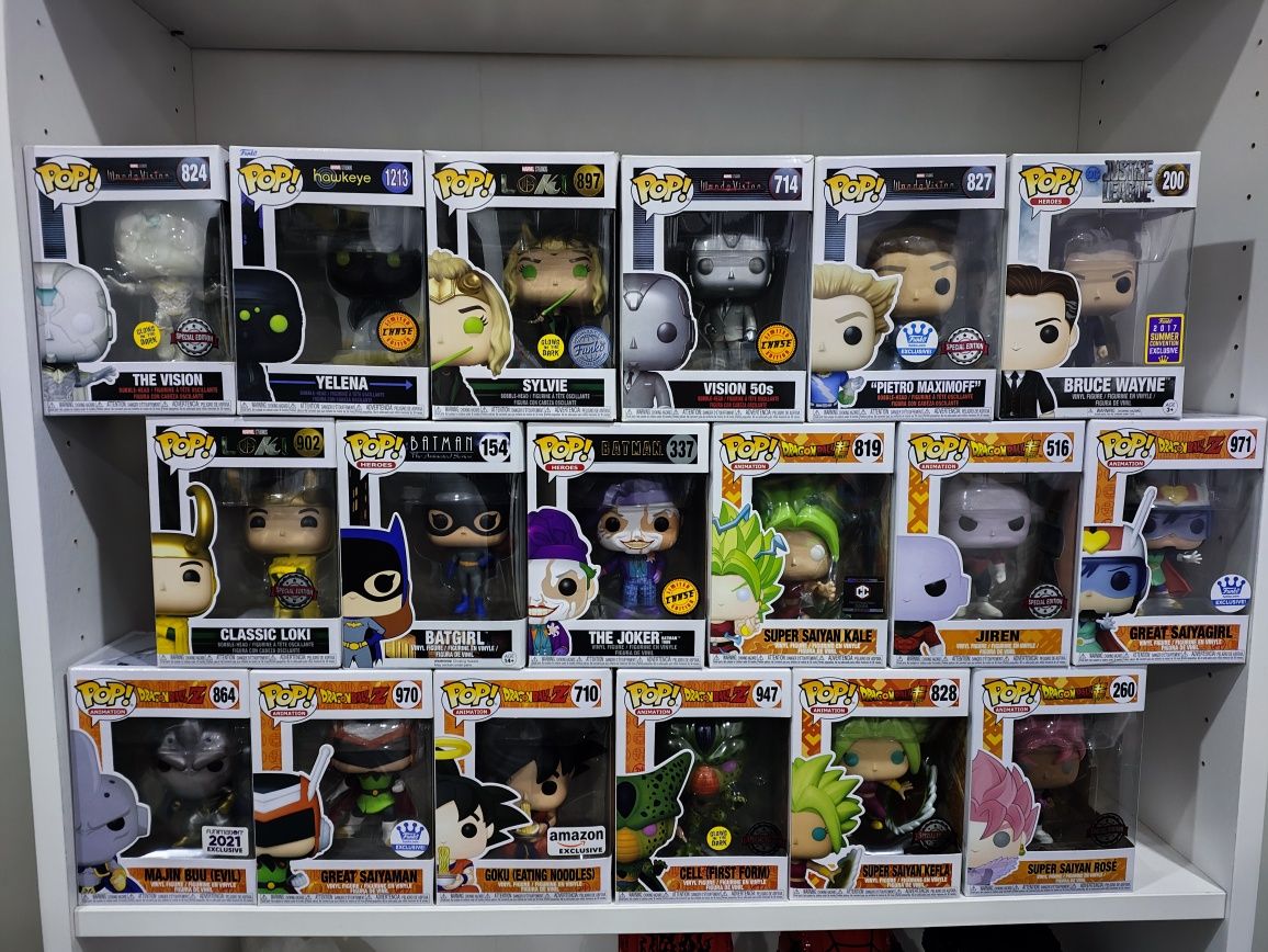Funko Pops Vários Temas