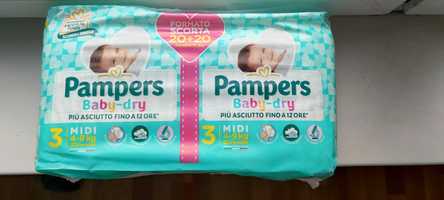 Pampers baby dry 3. 4-9кг памперси 40 шт