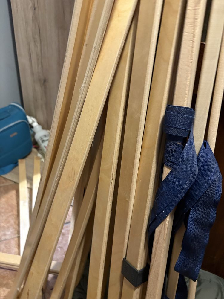 Wymienne brzozowe  deski , listwy do stelaża 120 cm szerokości